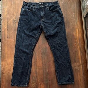 Old Navy Men's Dark Blue Straight Jeans